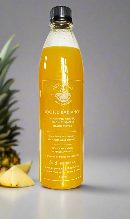 pineapple, ginger turmeric juice